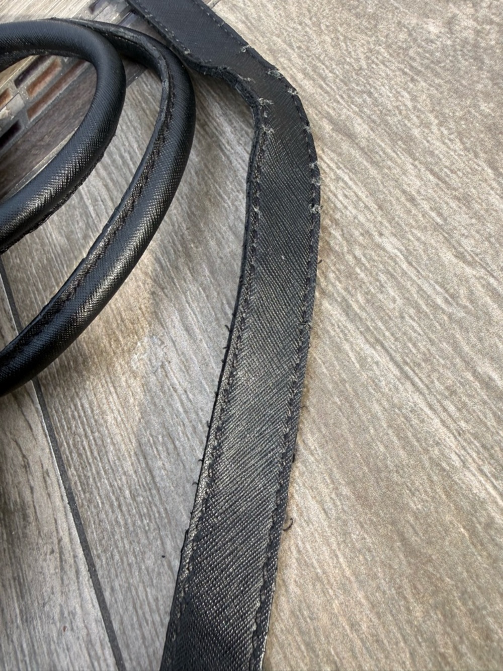 Michael Kors Hamilton Saffiano Leather Black Tote with Gold Hardware - Picture 9 of 11